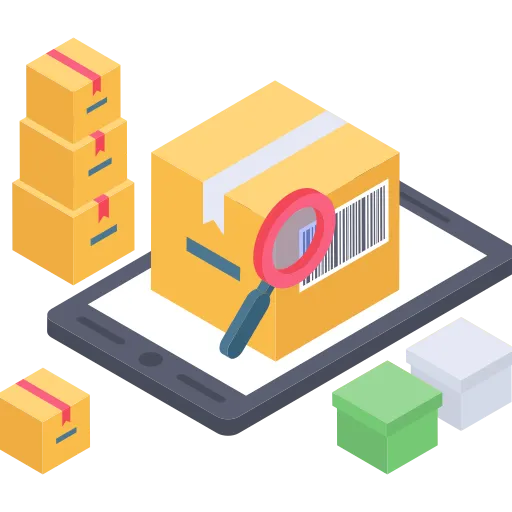 Package tracking illustration
